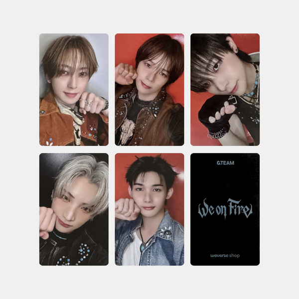 &TEAM We on Fire Weverse POB 3