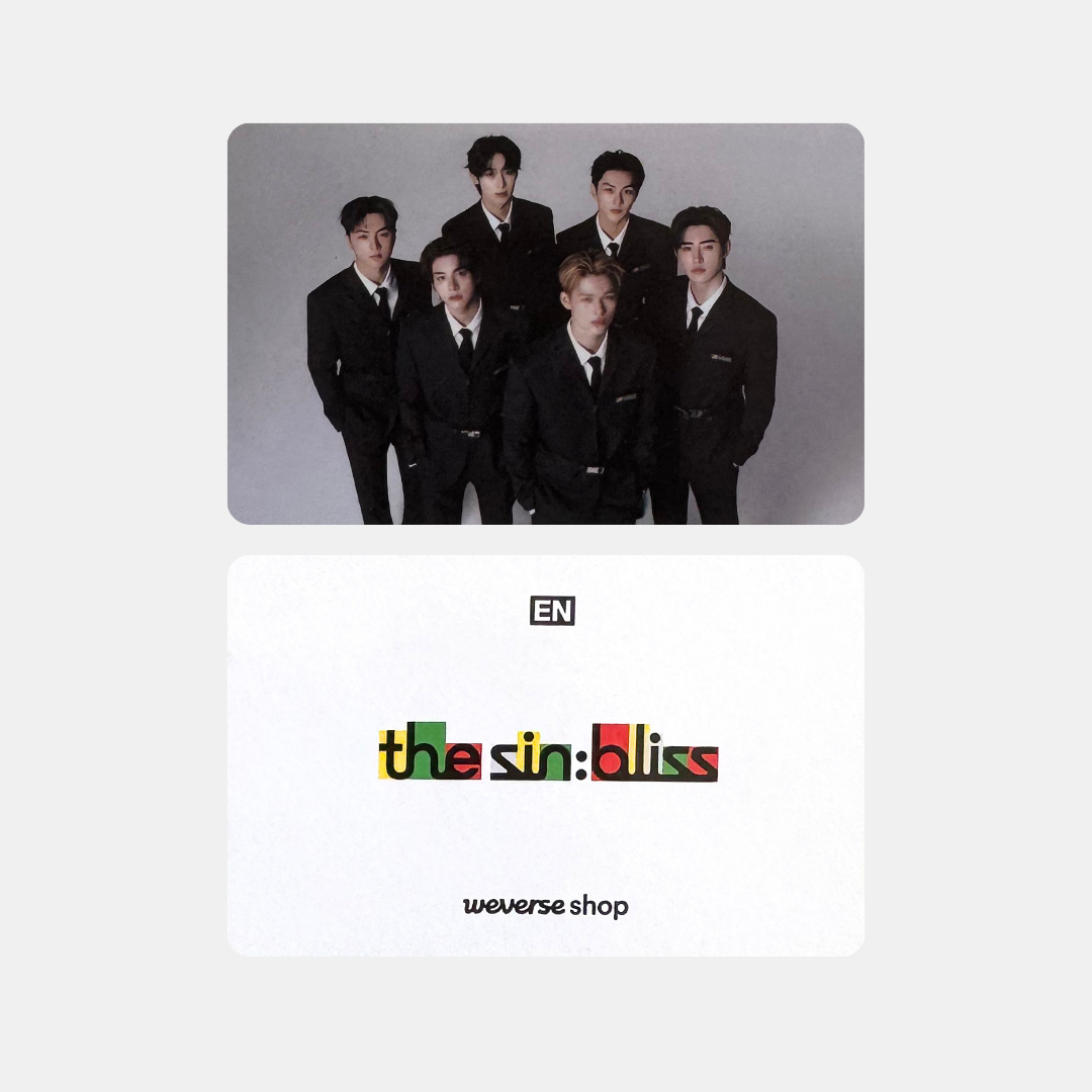 ENHYPEN THE SIN: BLISS Engene Set Weverse POB