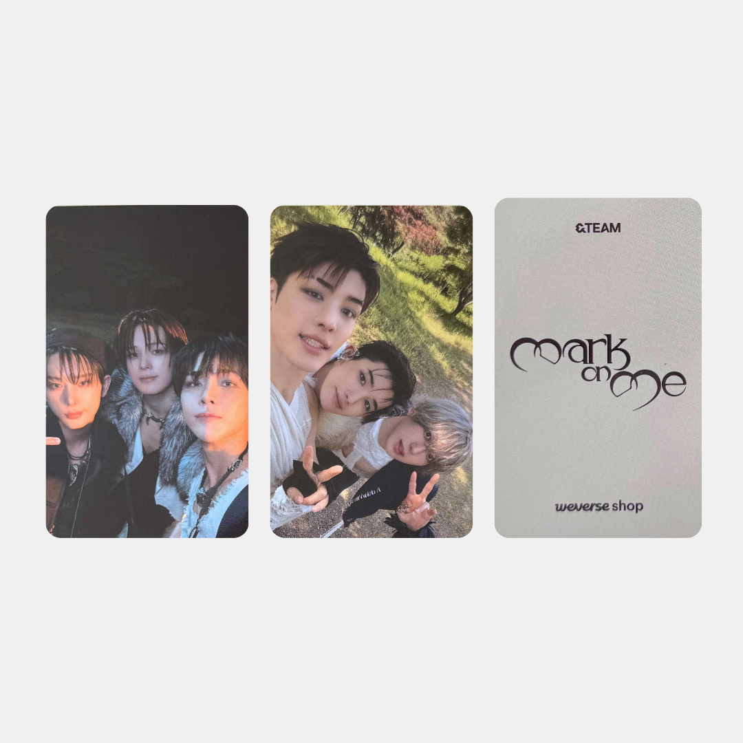 &TEAM Mark on Me Weverse POB Unit