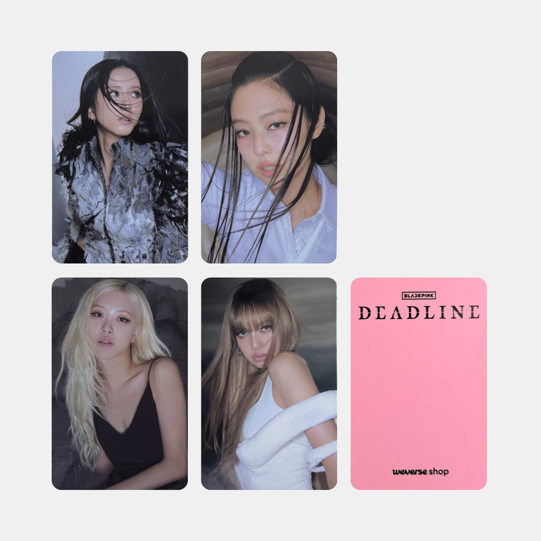 BLACKPINK DEADLINE SILVER Weverse POB