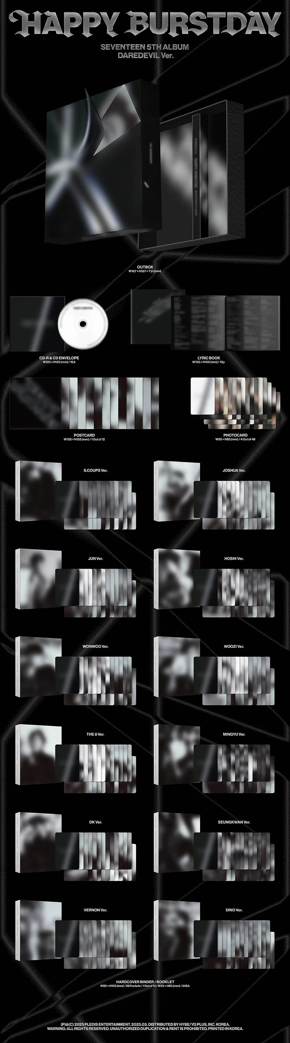 SEVENTEEN HAPPY BURSTDAY - Random DAREDEVIL