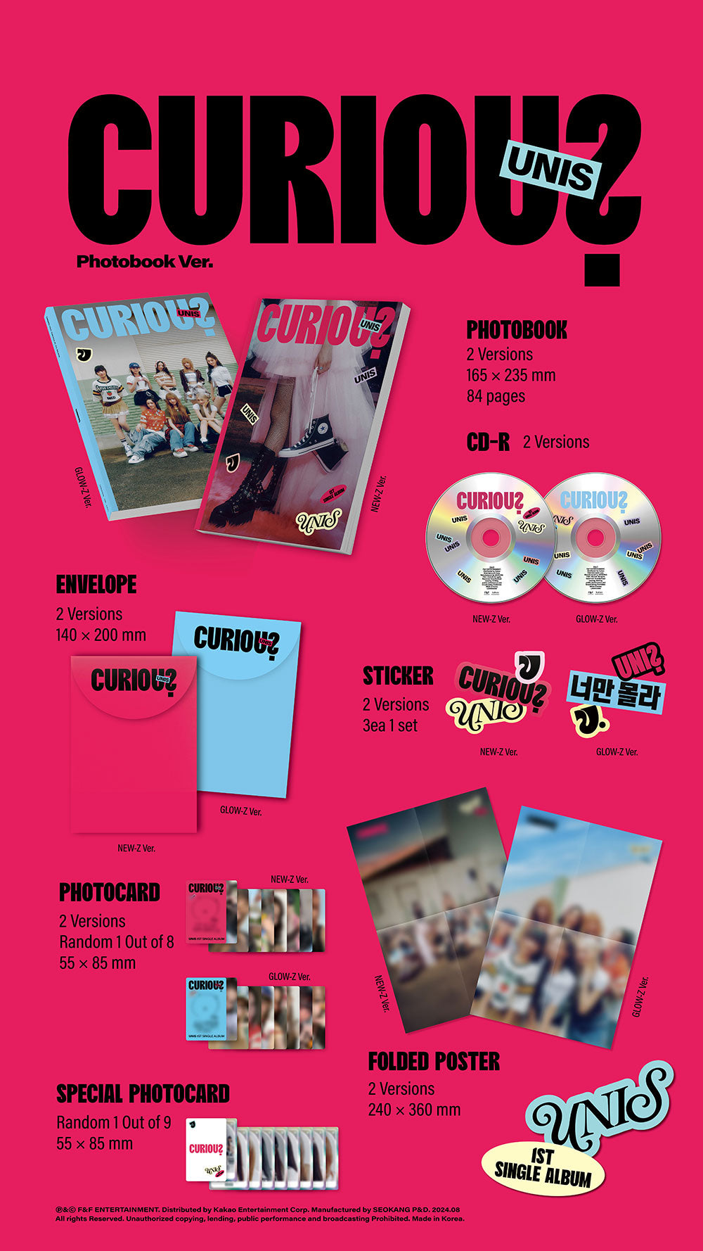 UNIS CURIOUS - Random Photobook