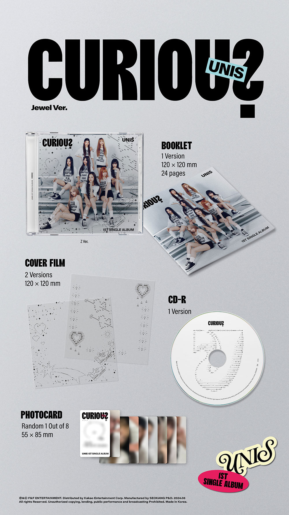 UNIS CURIOUS - Jewel Case
