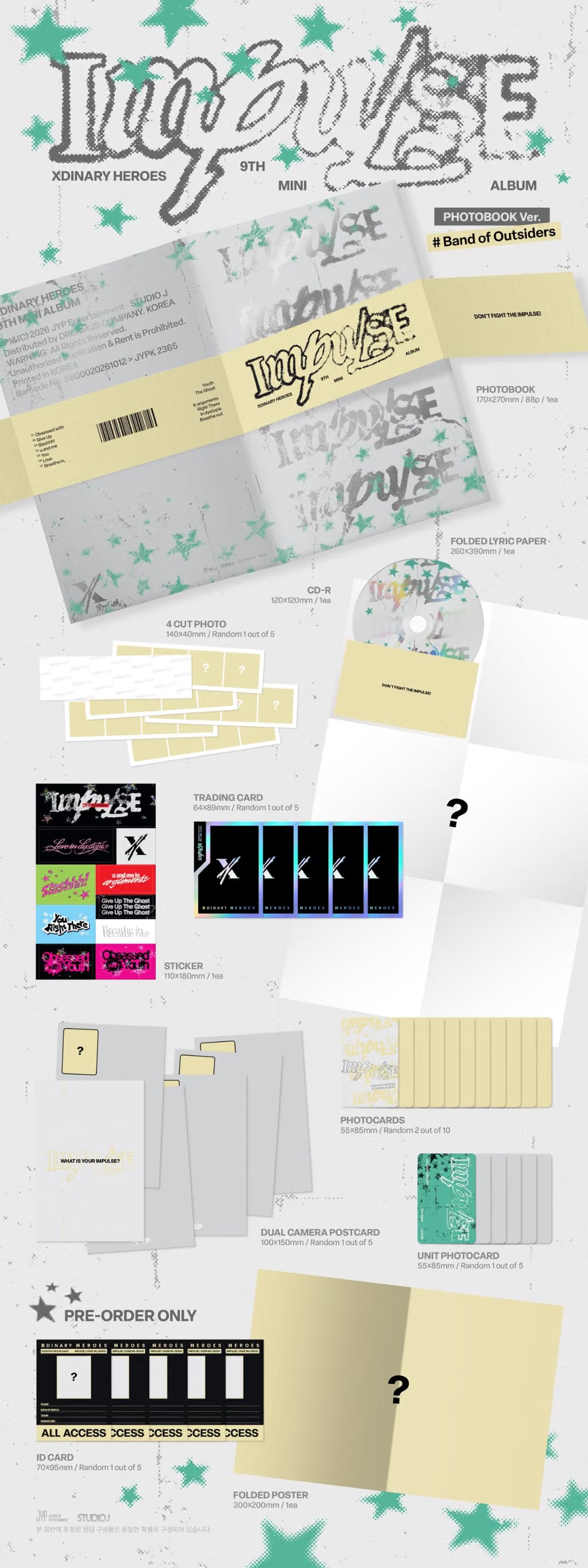 Xdinary Heroes IMPULSE - Random Photobook