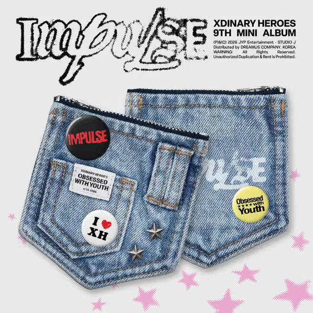 Xdinary Heroes IMPULSE - DENIM POUCH