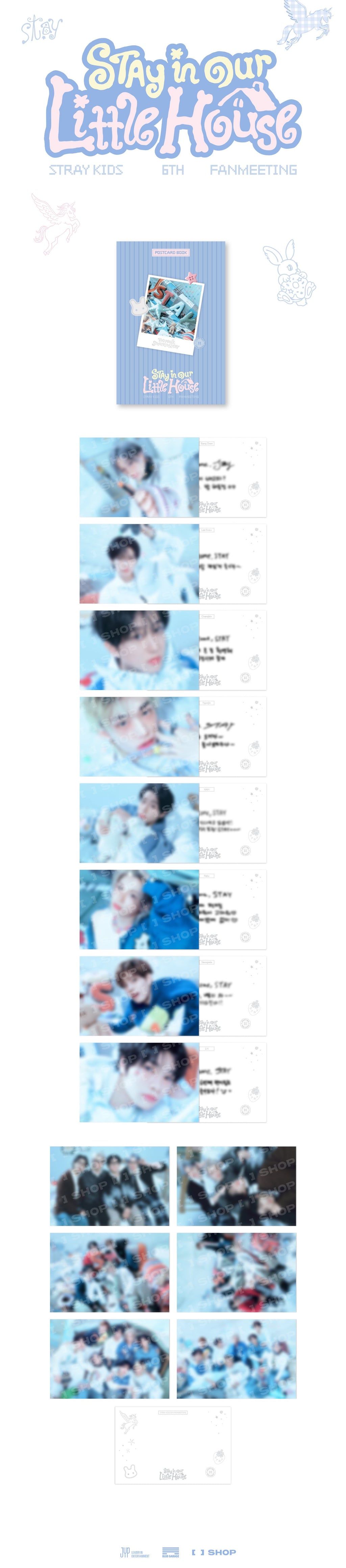 [STAY in Our Little House] Postcard Book