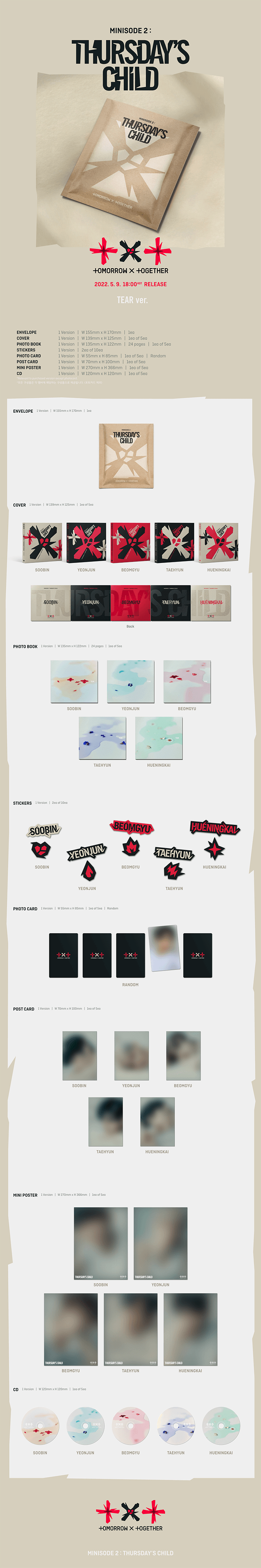 TXT Minisode 2: Thursday's Child - TEAR