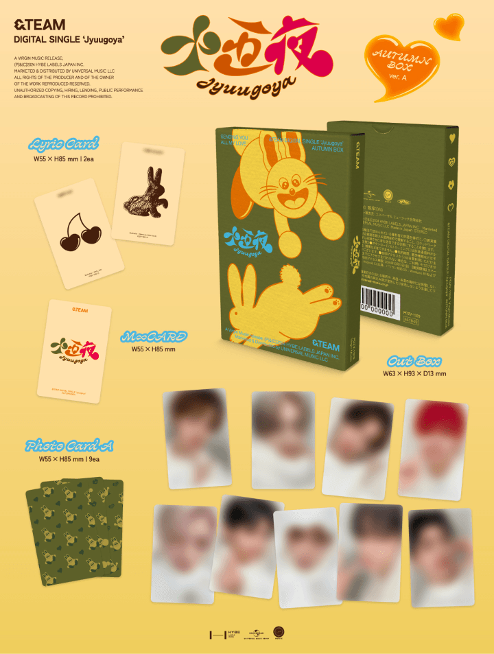 &TEAM Jyuugoya - AUTUMN BOX Limited Edition A