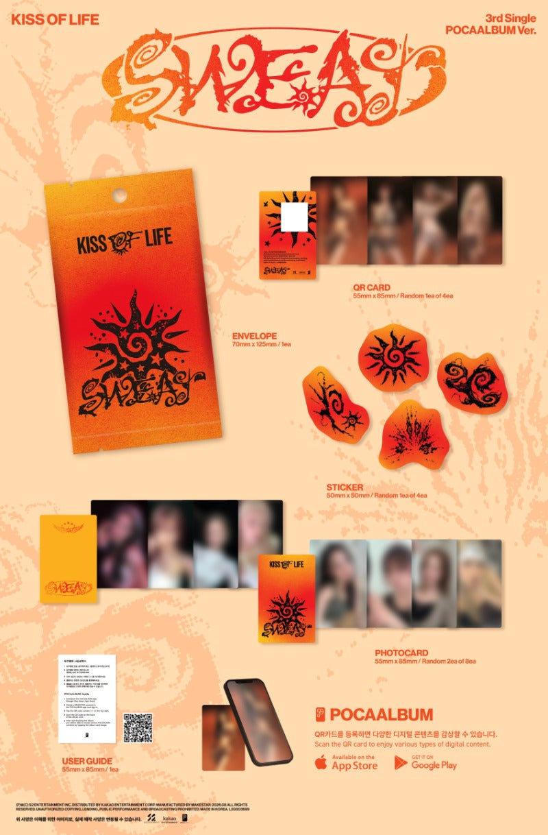 KISS OF LIFE SWEAT - POCAALBUM