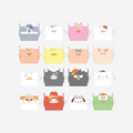 [SKZOO X SANRIO CHARACTERS] CARD WALLET CROSS BAG