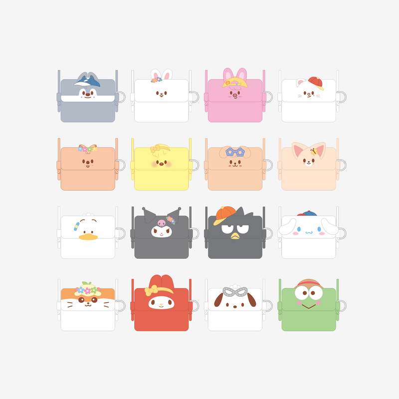 [SKZOO X SANRIO CHARACTERS] CARD WALLET CROSS BAG