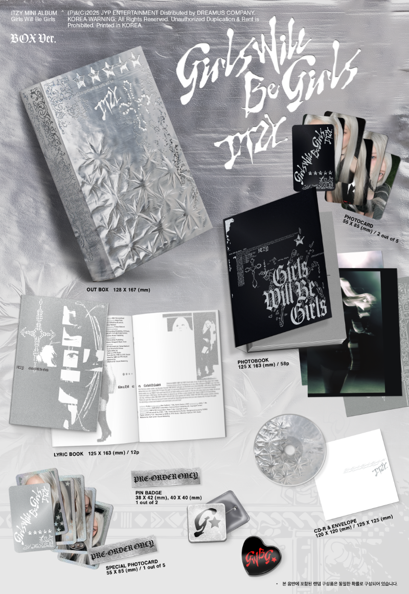 ITZY Girls Will Be Girls - Box