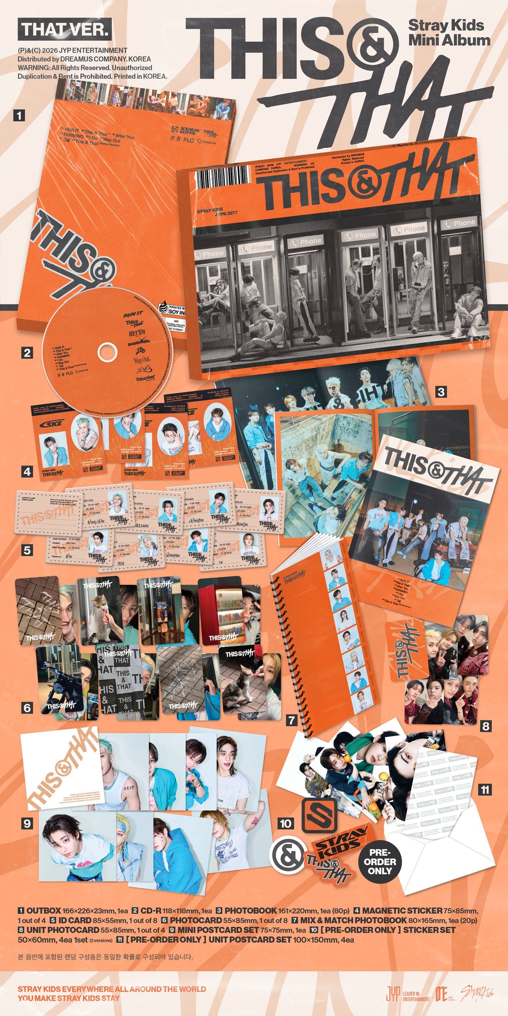 Stray Kids THIS & THAT - Random ver + mostbiased BENEFIT