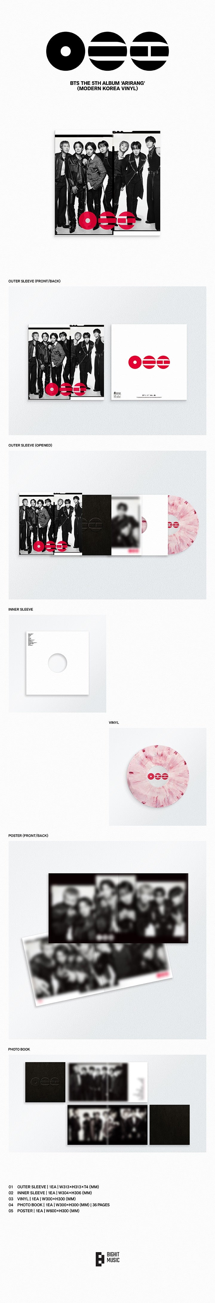 BTS ARIRANG - Modern Korea Vinyl