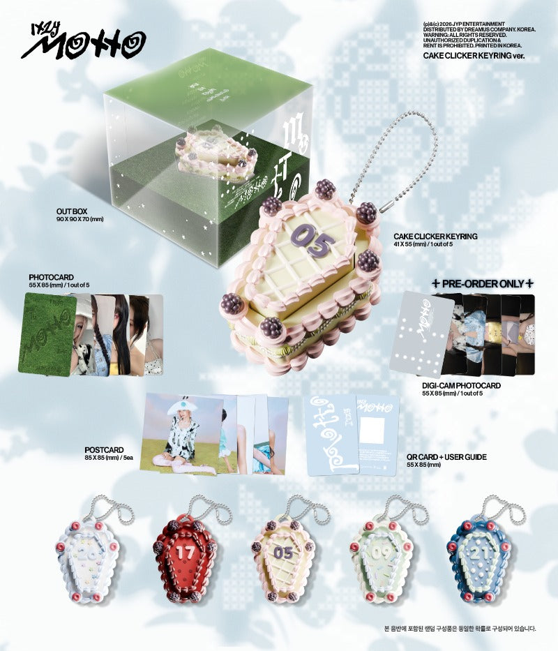 ITZY Motto - Cake Clicker Keyring