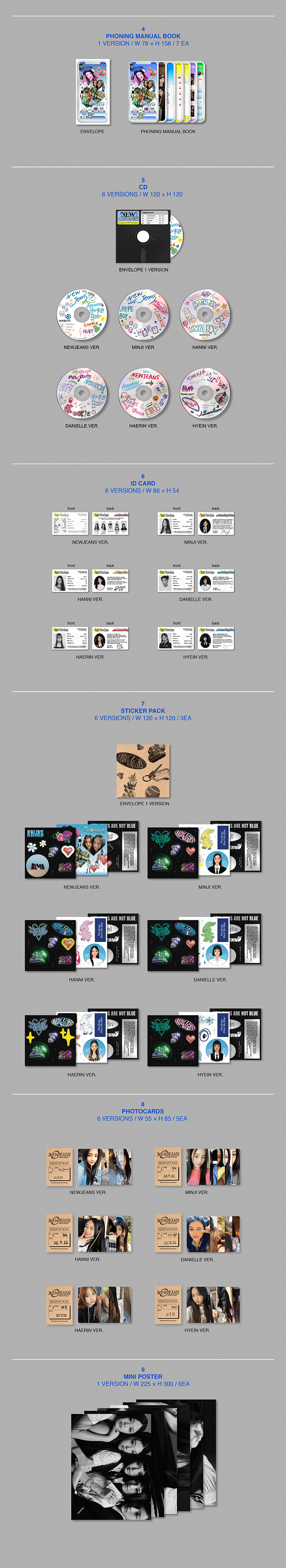 NewJeans New Jeans - Random Bluebook