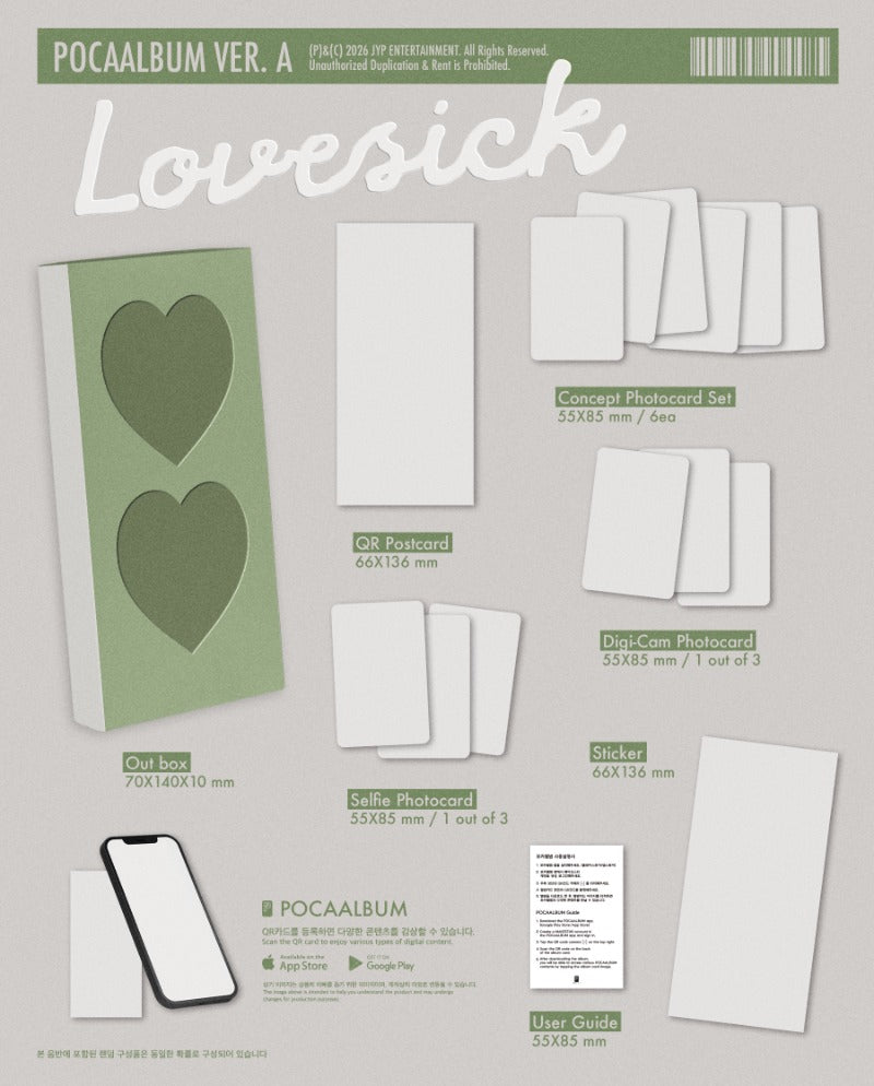 CHAERYEONG Lovesick - Random POCAALBUM