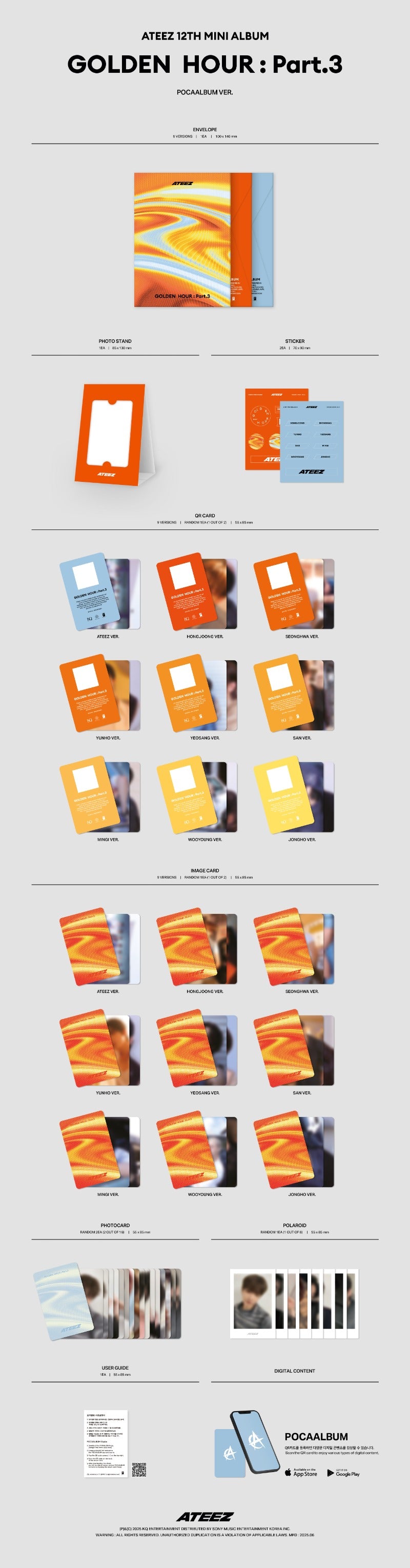 ATEEZ GOLDEN HOUR: Part.3 - POCAALBUM