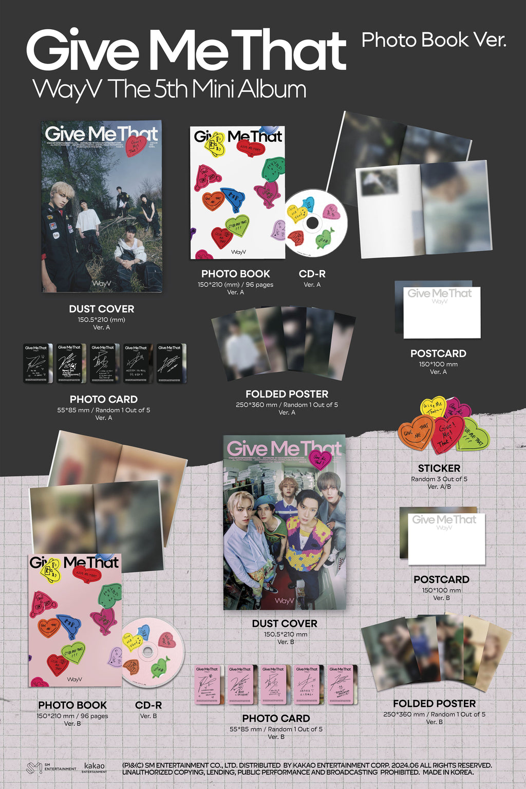 WayV Give Me That - Random Photobook