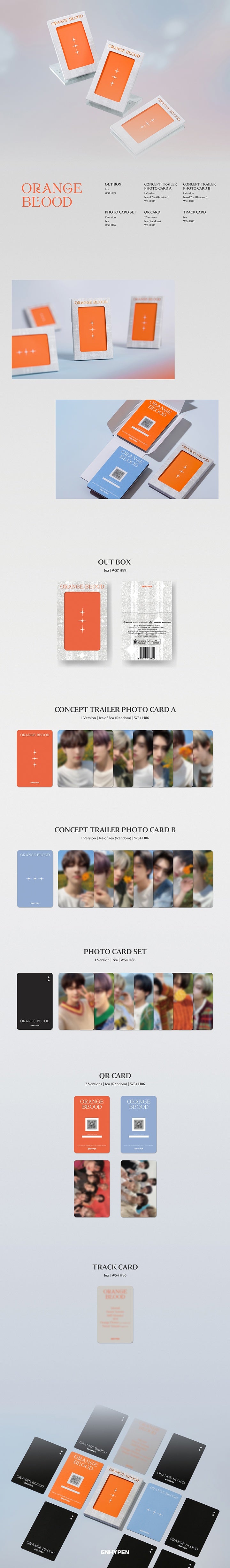 ENHYPEN Orange Blood - Weverse Album