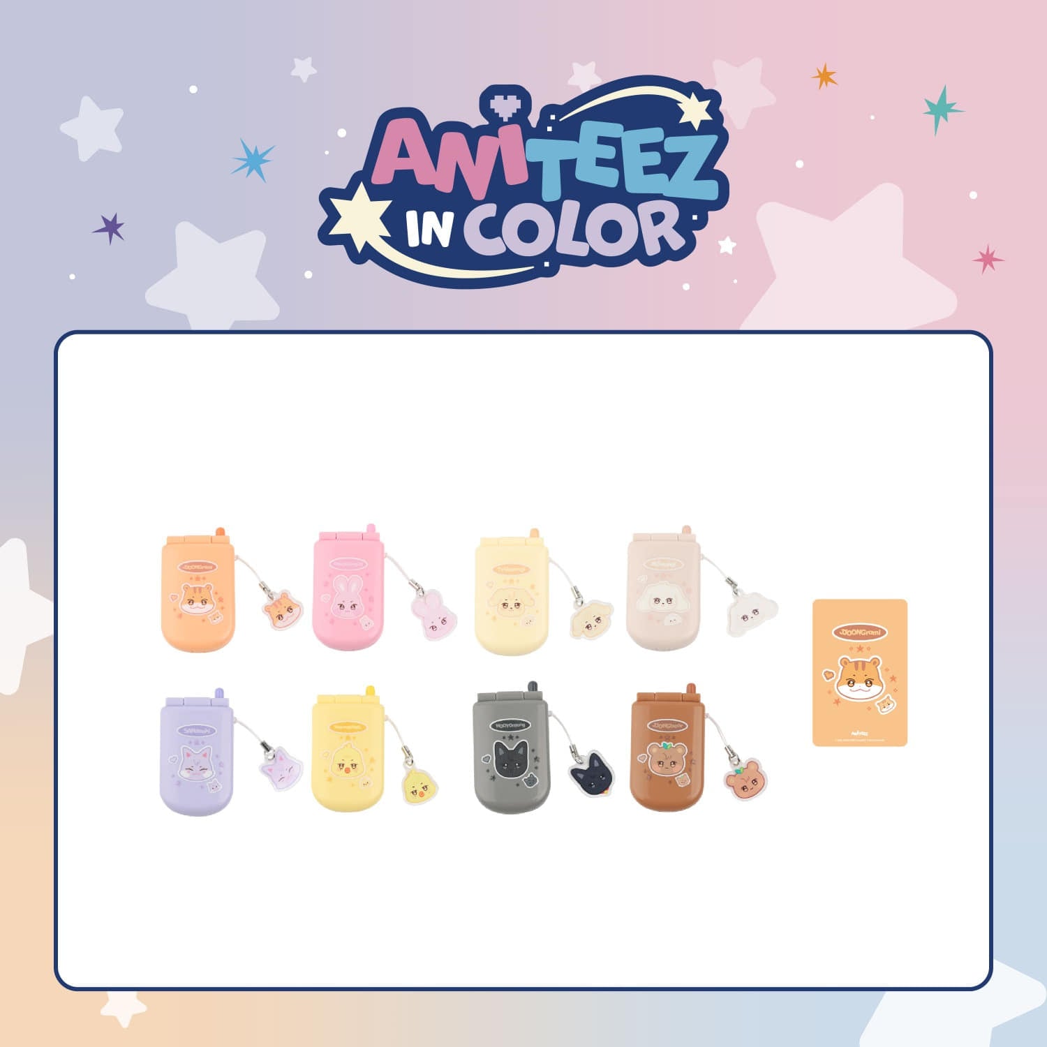 [ANITEEZ IN COLOR] MINIATURE PHONE SET