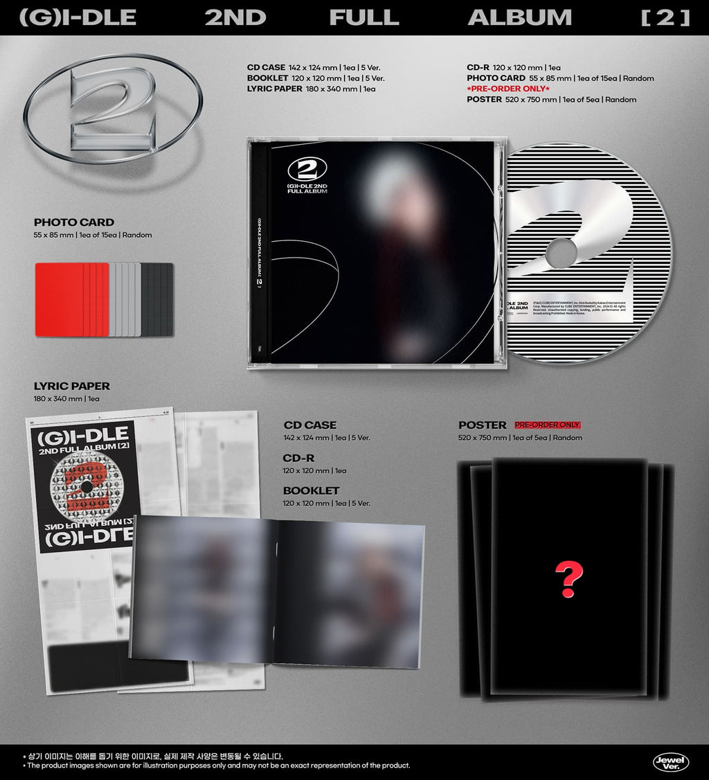 i-dle 2 - Random Jewel Case