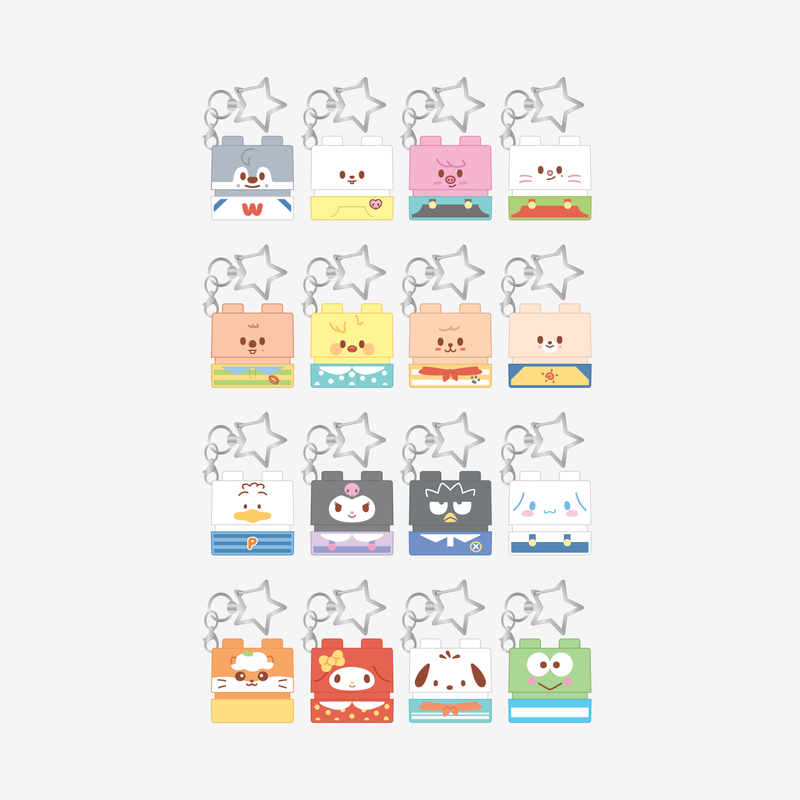 [SKZOO X SANRIO CHARACTERS] Random SECRET BLOCK STAMP