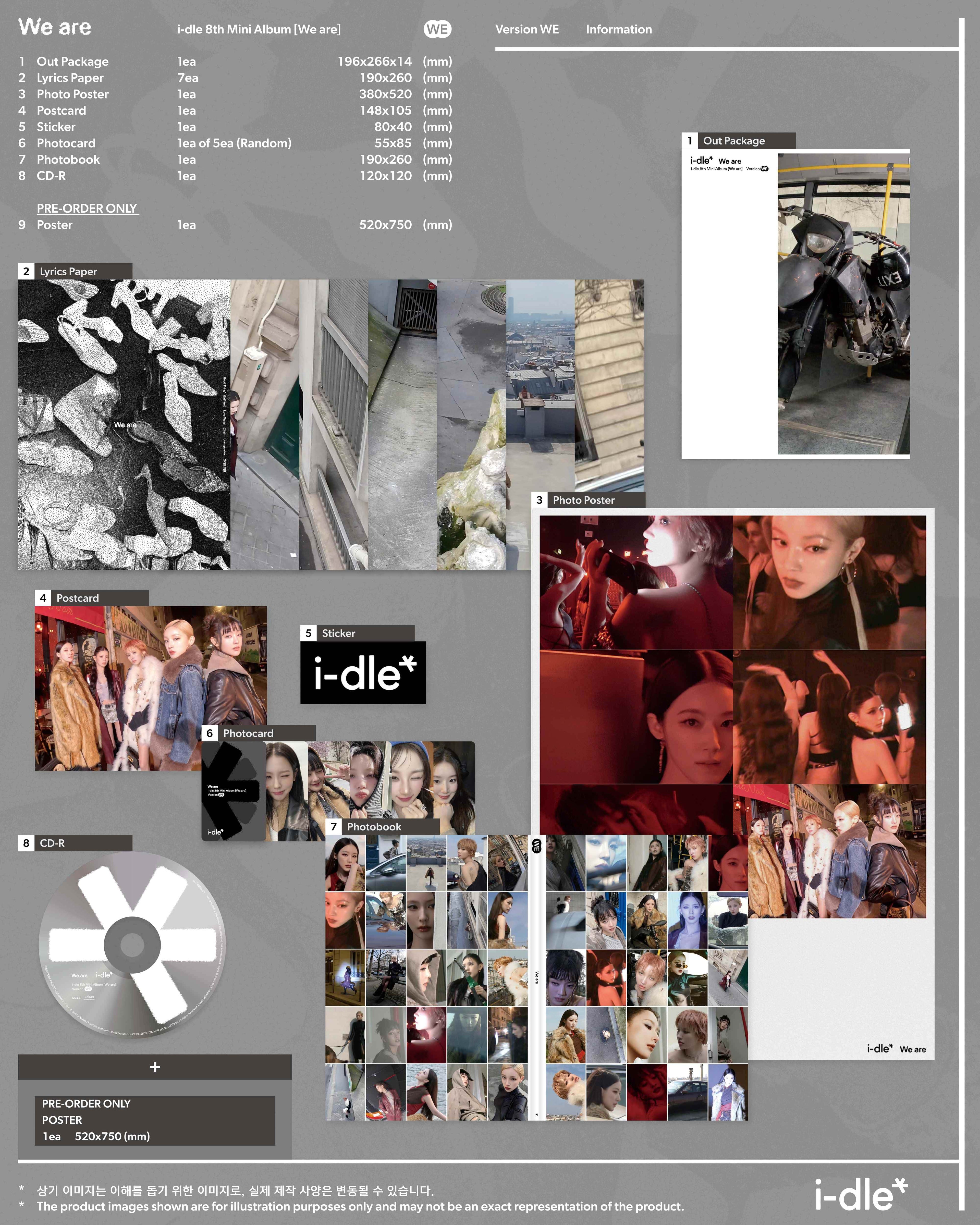 i-dle We Are - Random Photobook