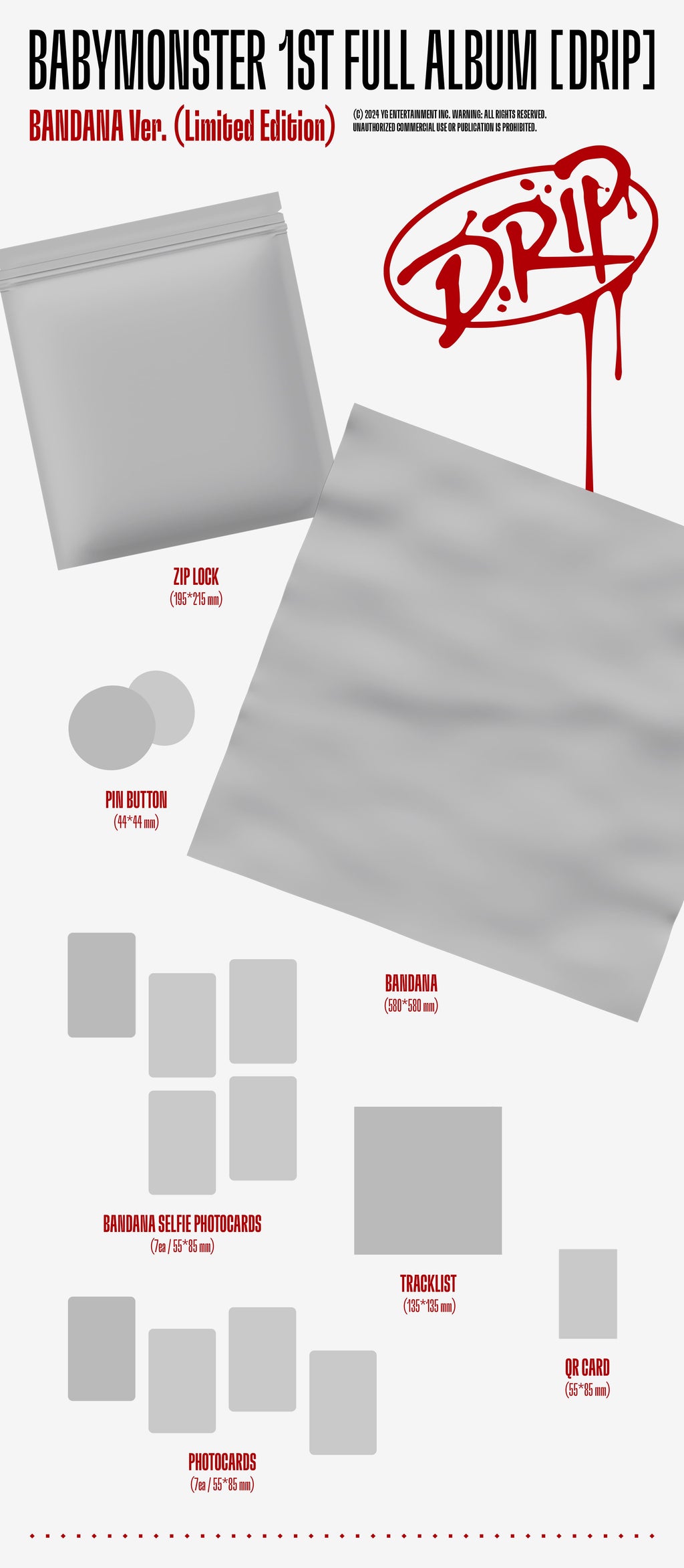 BABYMONSTER DRIP - Limited Edition Bandana