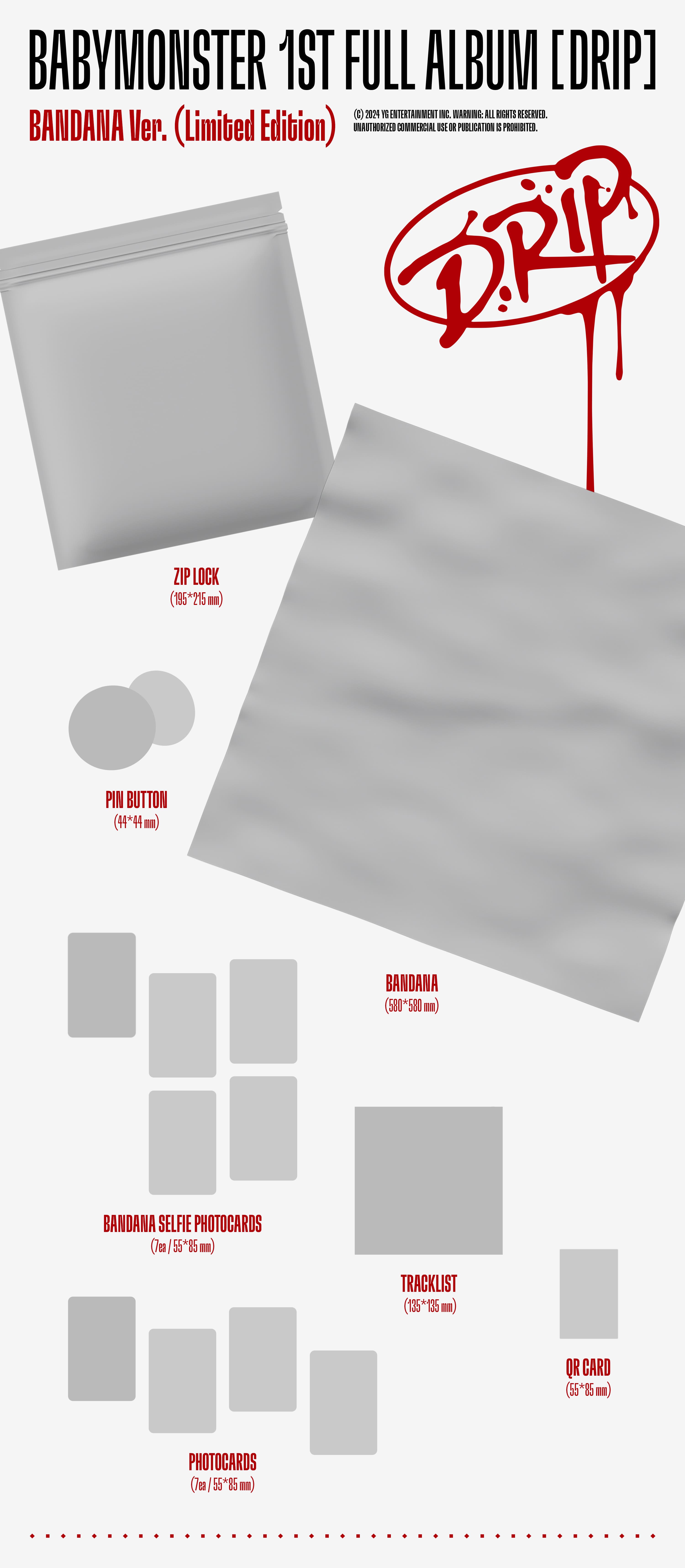 BABYMONSTER DRIP - Limited Edition Bandana