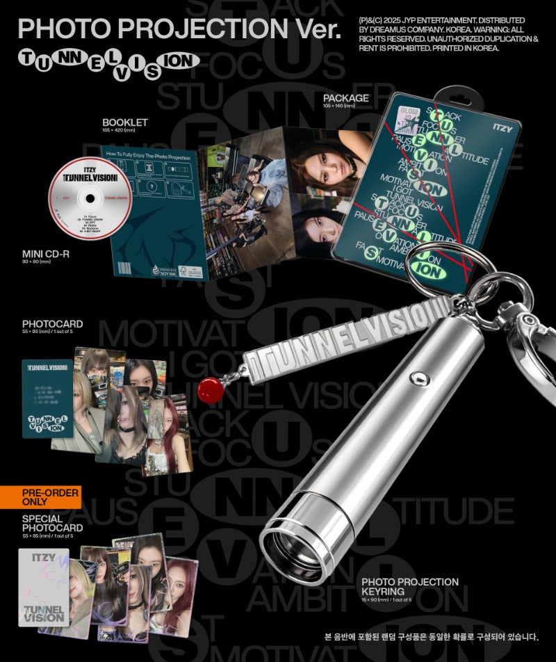 ITZY TUNNEL VISION - Photo Projection