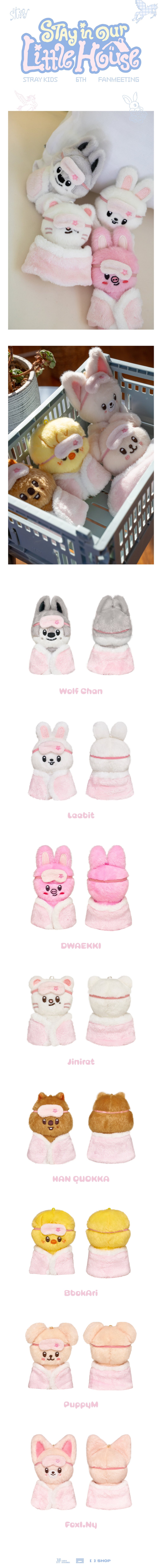 [STAY in Our Little House] 10CM SKZOO Plush