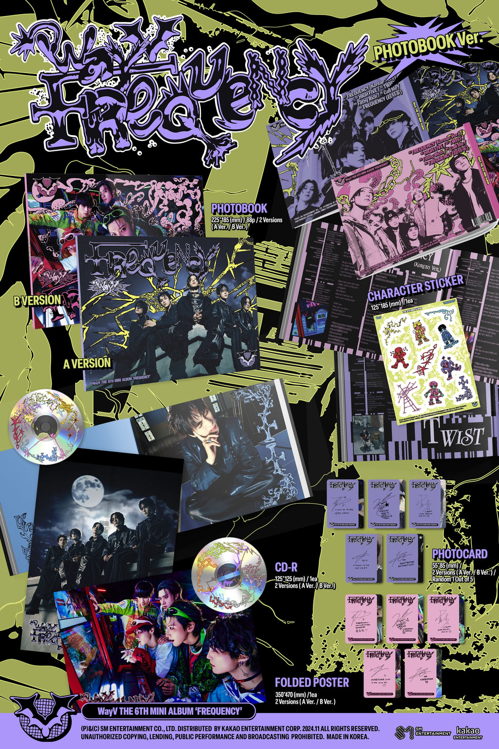 WayV FREQUENCY - Random Photobook