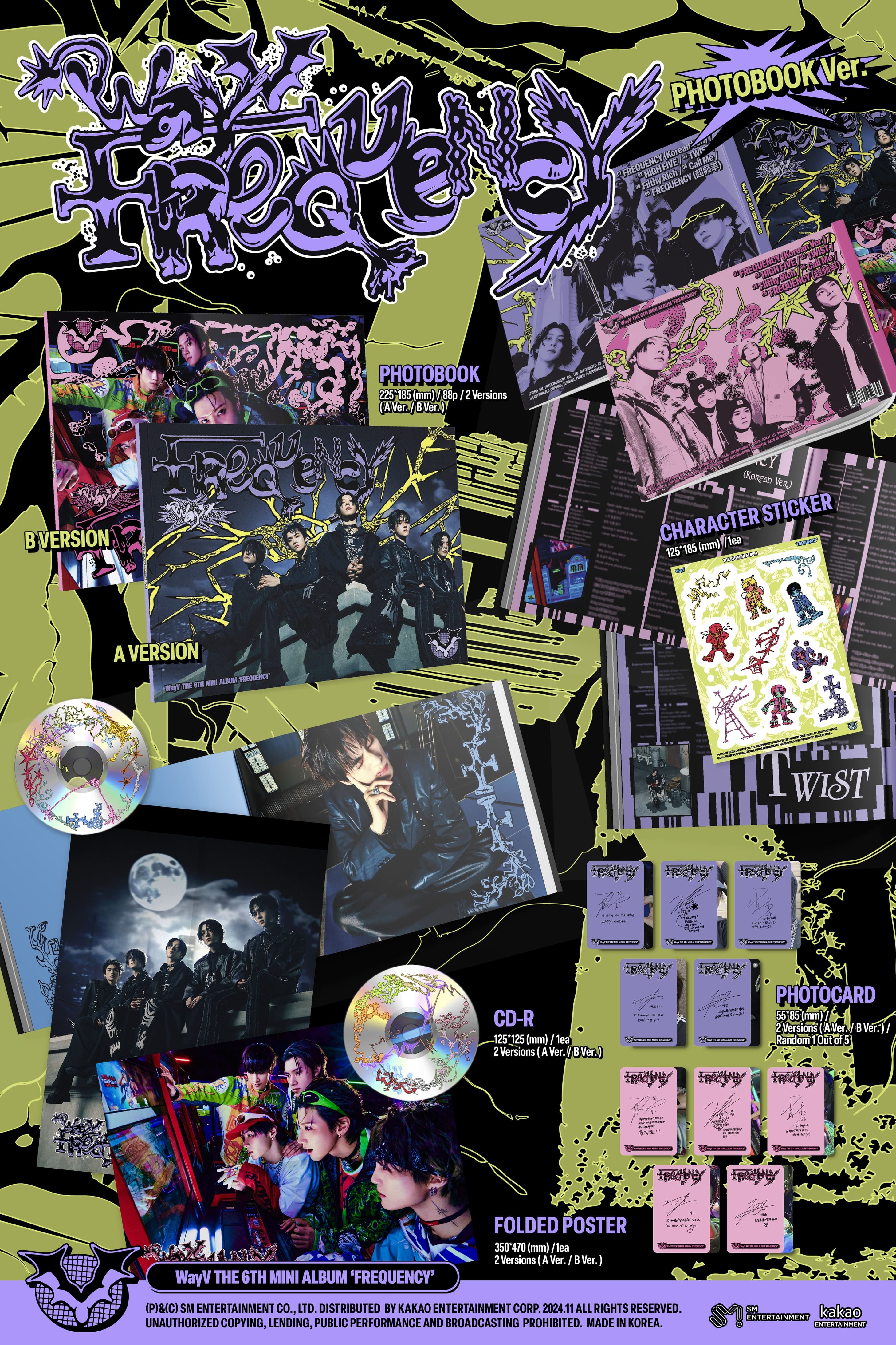 WayV FREQUENCY - Random Photobook