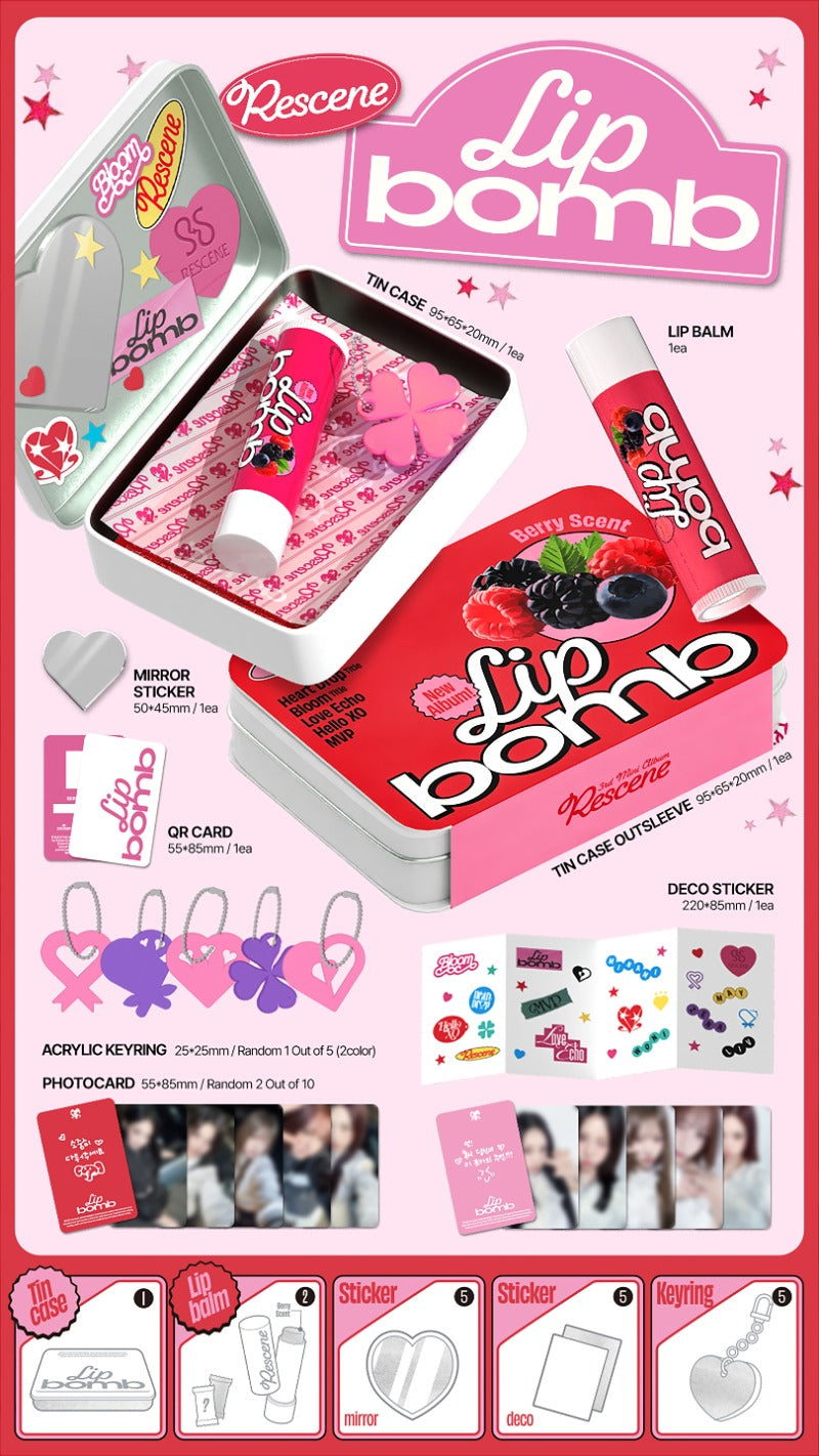 RESCENE lip bomb - QR lip balm