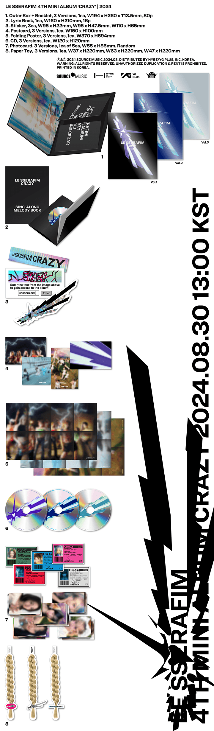 LE SSERAFIM CRAZY - Random ver