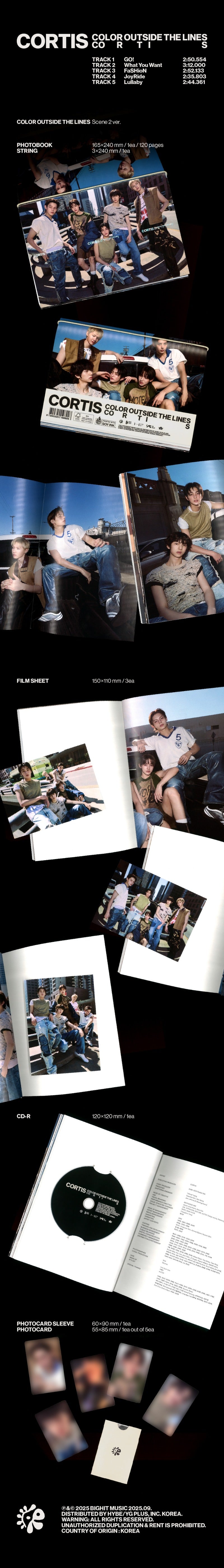 CORTIS COLOR OUTSIDE THE LINES - Random ver