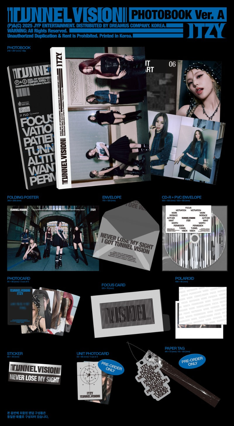 ITZY TUNNEL VISION - Random Photobook