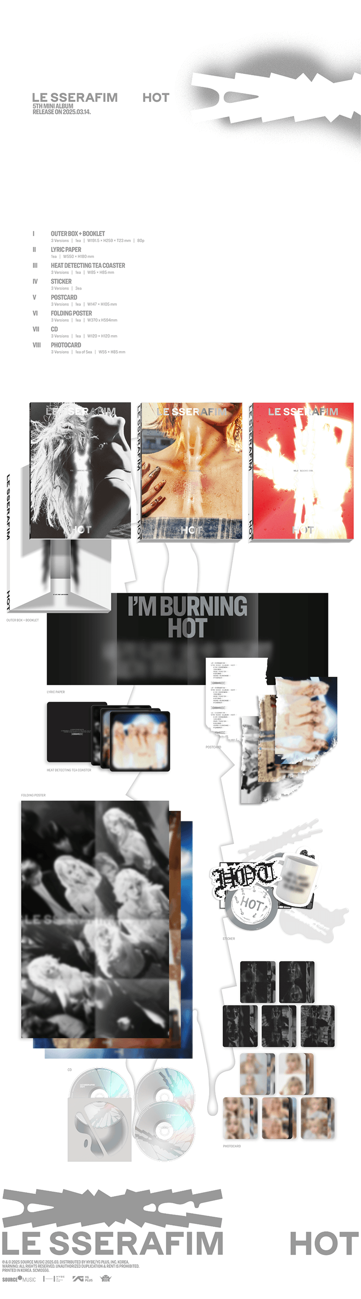 LE SSERAFIM HOT - Random ver