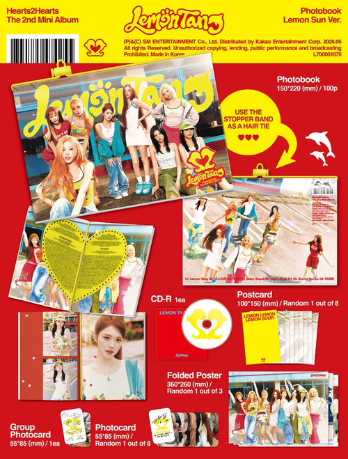 Hearts2Hearts Lemon Tang - Random Photobook