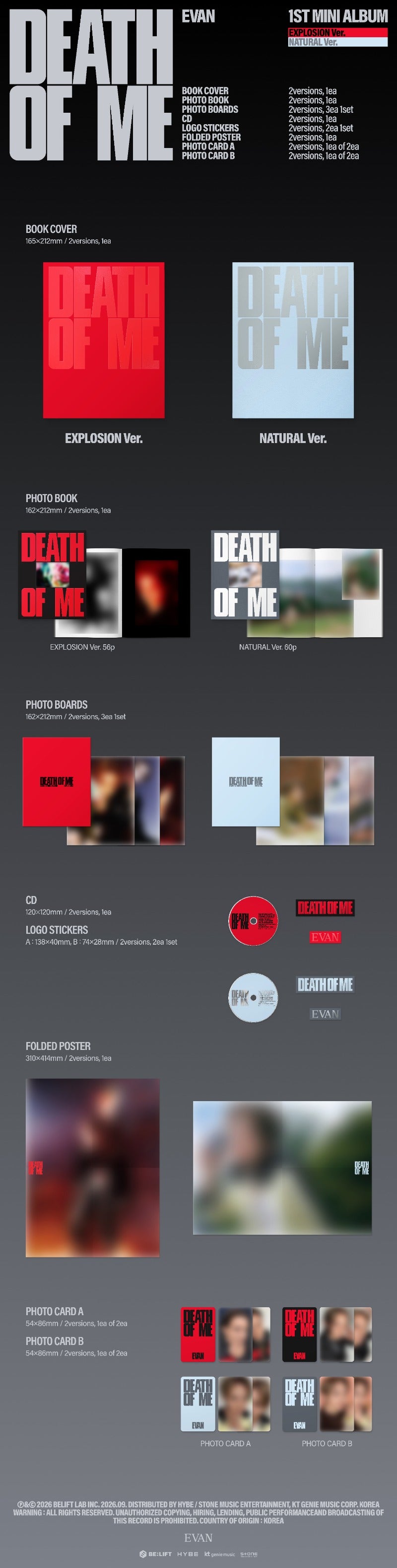 EVAN DEATH OF ME - Random ver