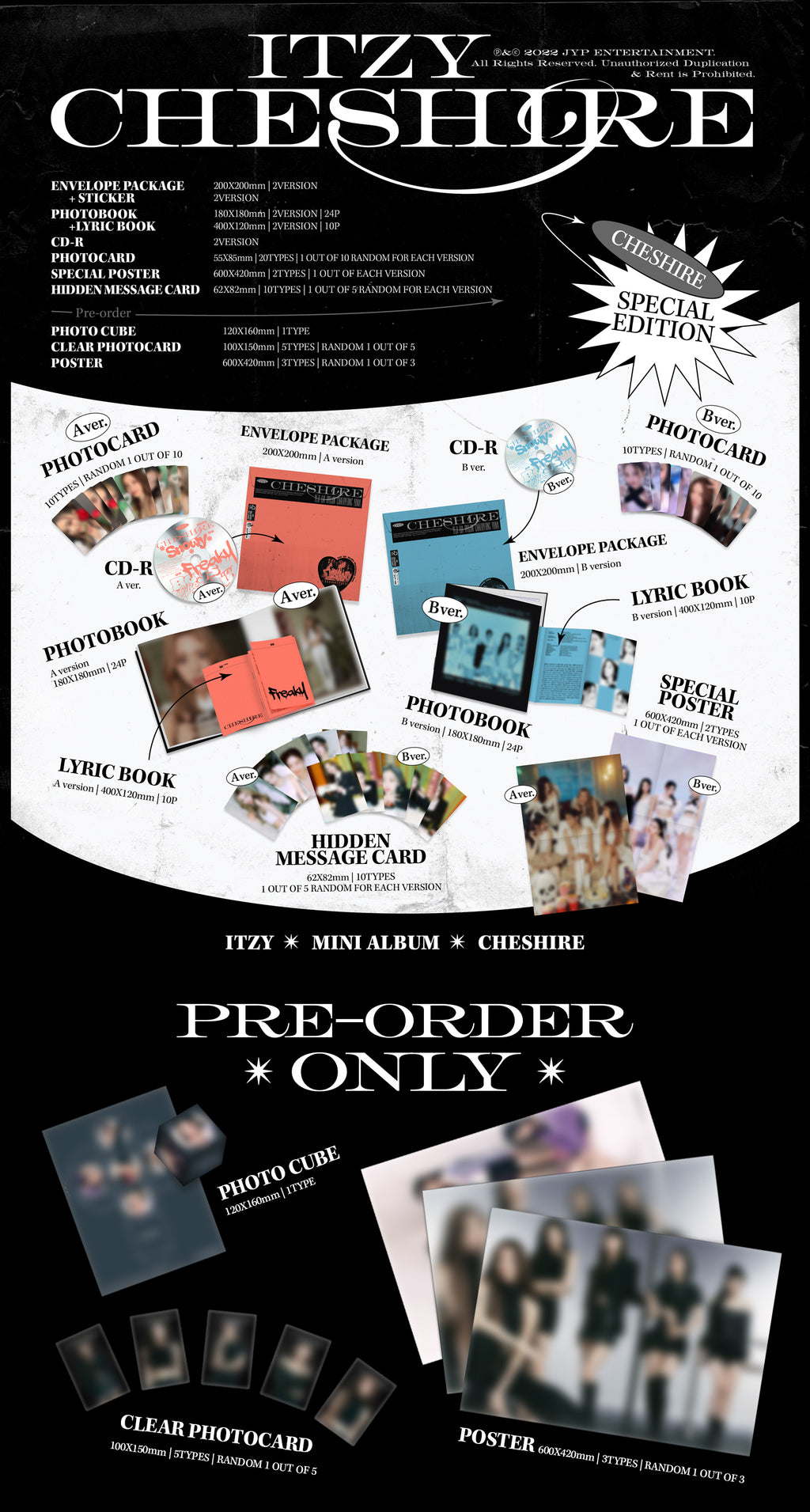 ITZY Cheshire - Random Special Edition