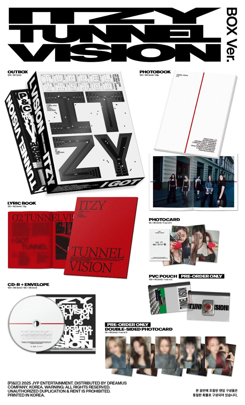 ITZY TUNNEL VISION - Box
