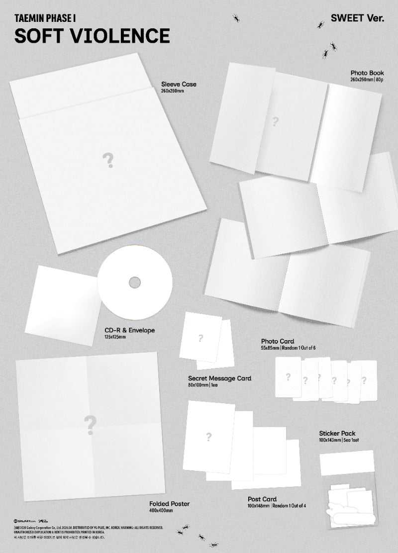 TAEMIN PHASE I: Soft Violence - Random PHOTOBOOK