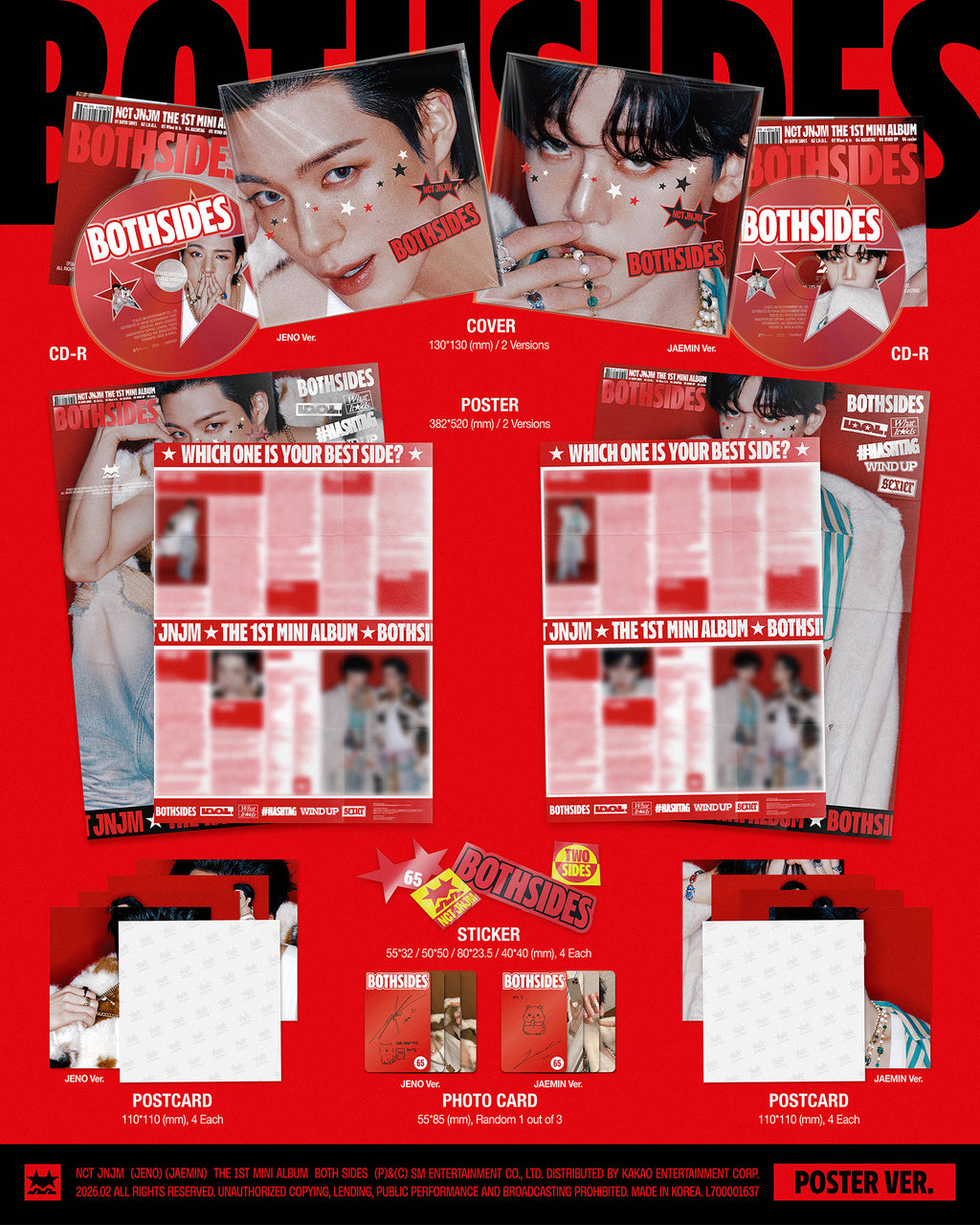 NCT JNJM BOTH SIDES - Random Poster