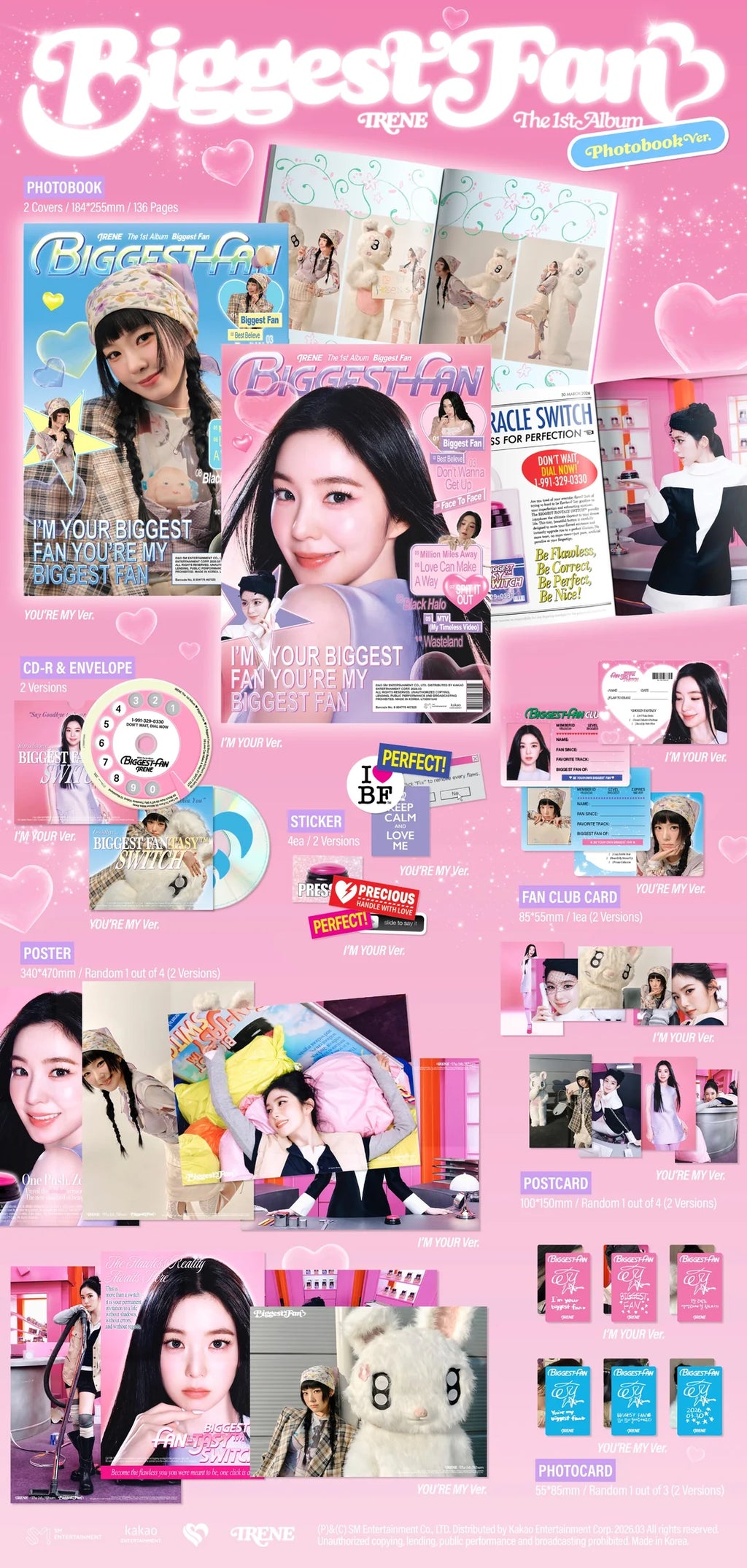 IRENE Biggest Fan - Random Photobook
