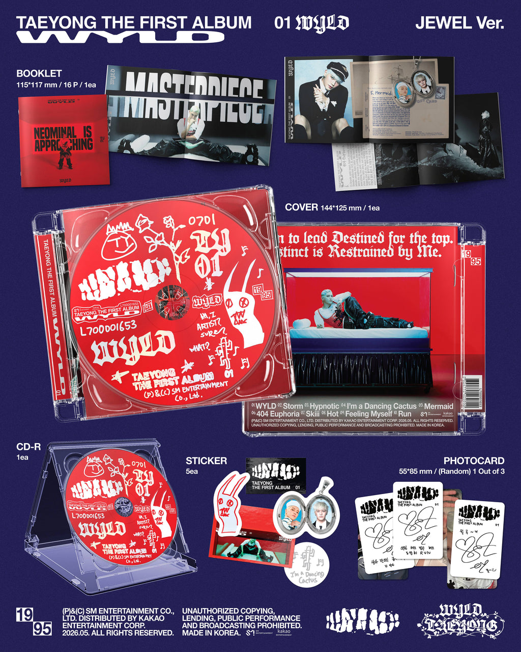 TAEYONG WYLD - Jewel Case