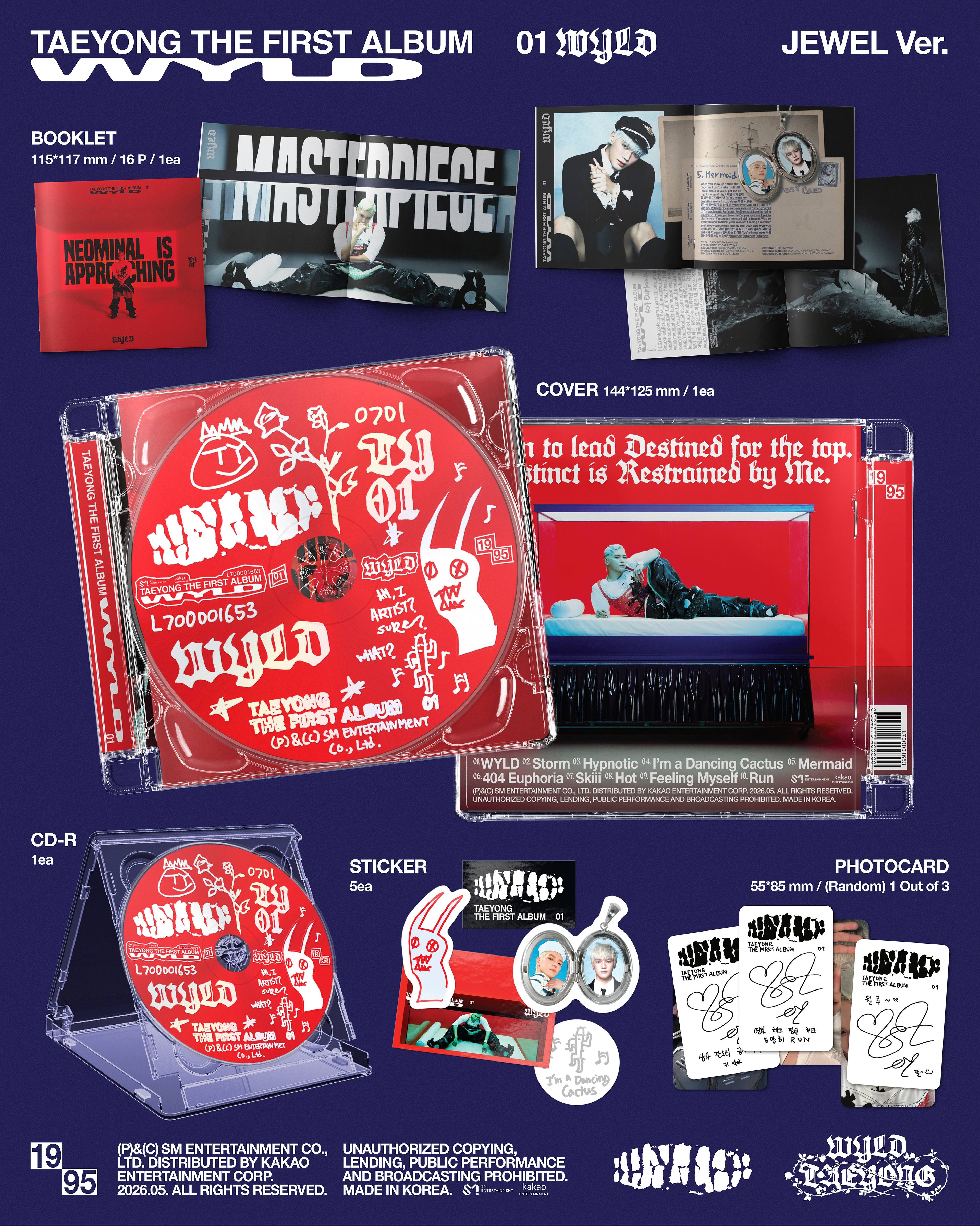 TAEYONG WYLD - Jewel Case
