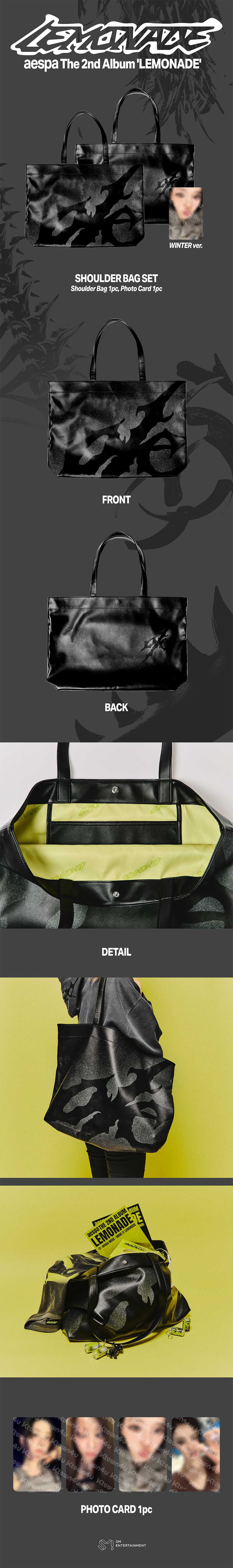 [aespa MAKE IT LEMONADE] SHOULDER BAG SET