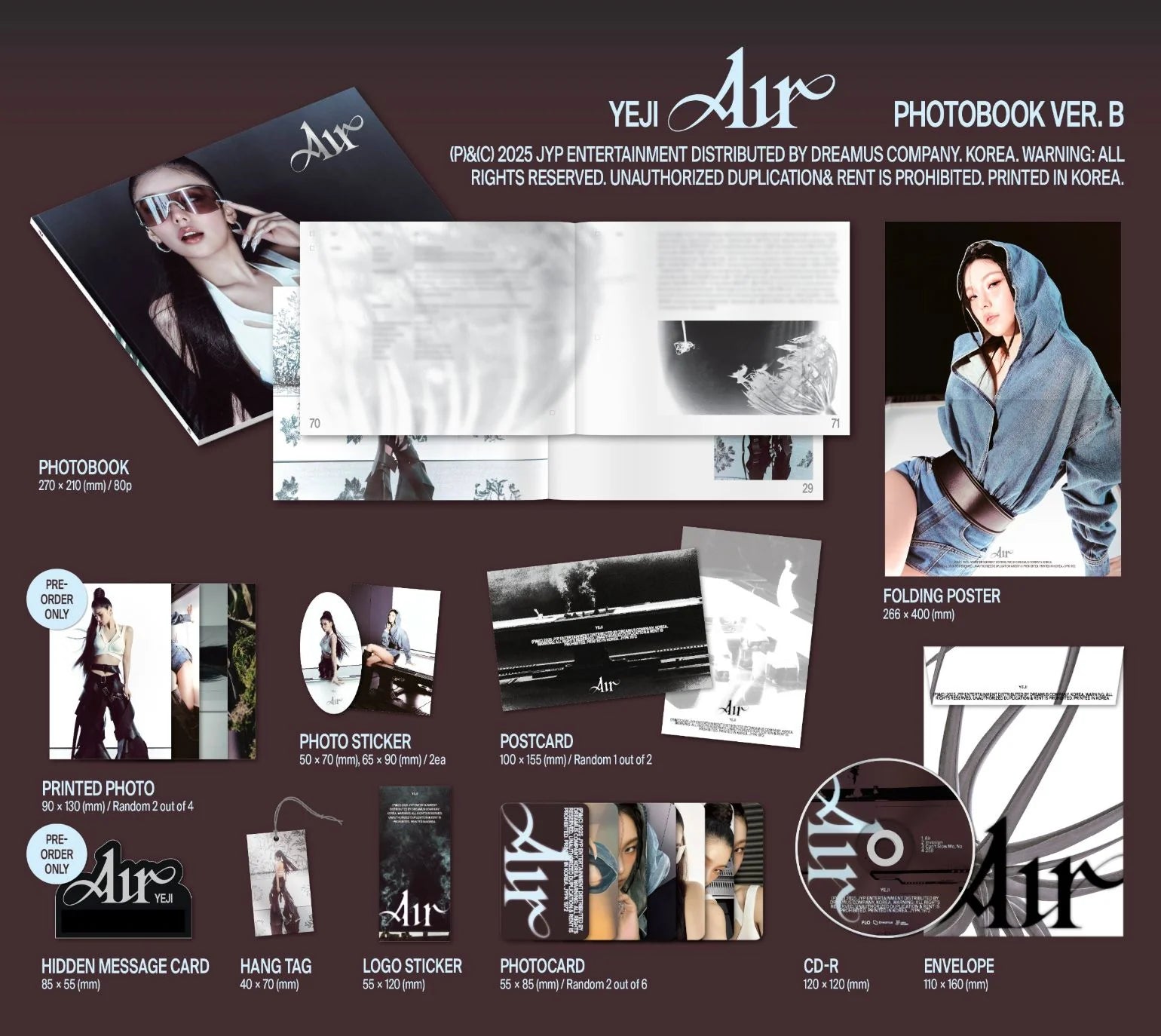 YEJI Air - Random Photobook